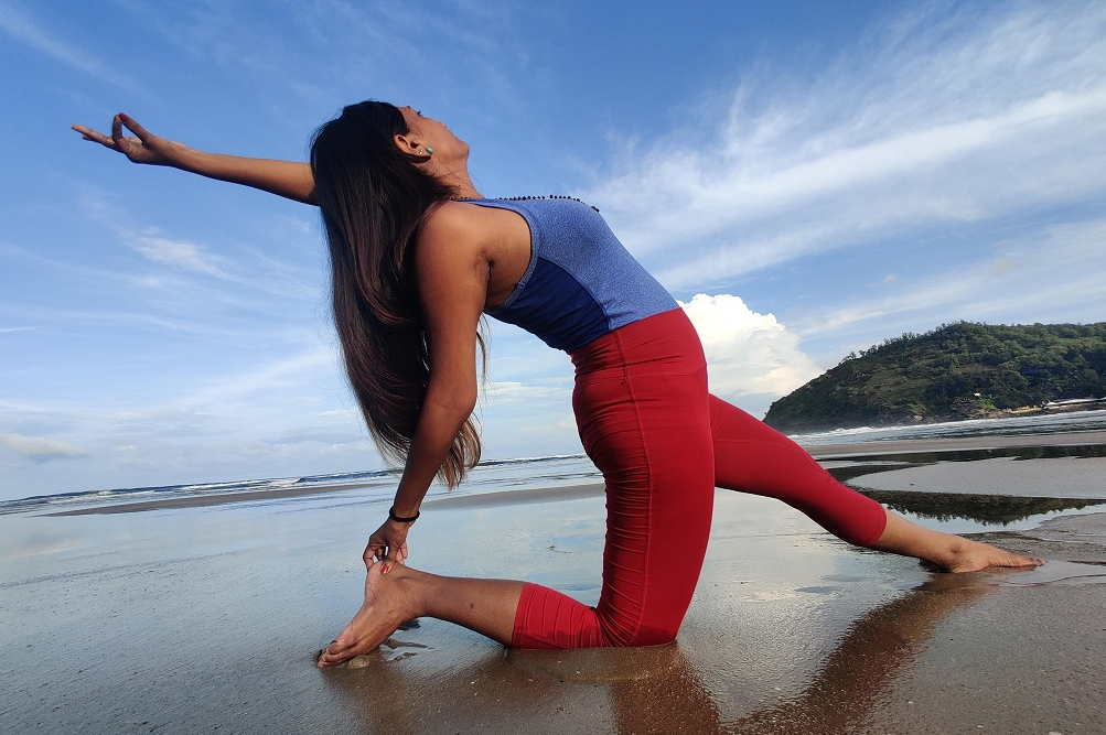 Practicing yoga anywhere, anytime